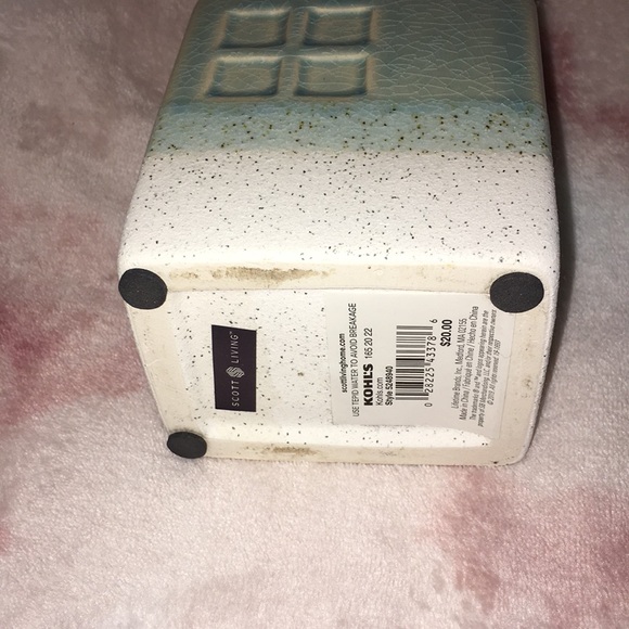 Ceramic Glazed Mint House Vase NWT by Scott Living - Picture 5 of 11